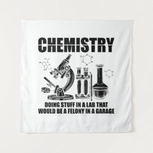 ChemicaliënGezegden Scheikundewetenschappelijke Wandkleed