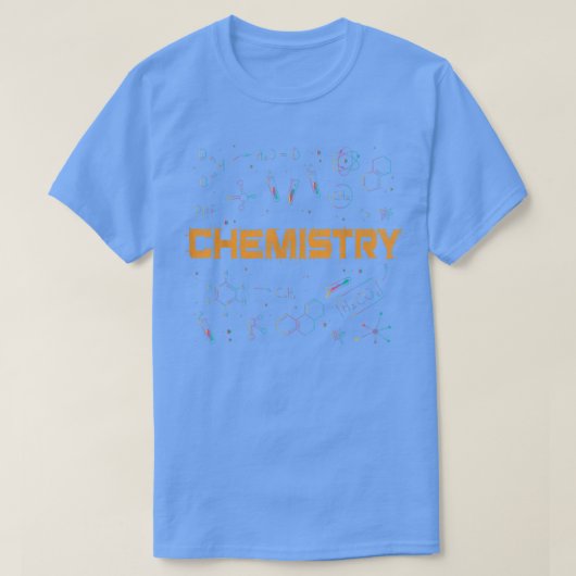 Chemicaliëningenieur scheikundige leraar t-shirt (Design voorkant)
