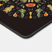 Chemicaliënlaboratorium botanisch patroon voor che bureaumat (Hoek)