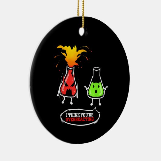 Chemicaliënlaboratorium Chemicaliën je bent overge Keramisch Ornament (Rechts)