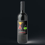 Chemicaliënlaboratorium Chemicaliën je bent overge Wijn Etiket<br><div class="desc">Chemicaliënlaboratorium Chemicaliën je bent overgevoelig</div>