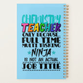 Chemicaliënleraar alleen omdat fulltime multi planner (Achterkant)