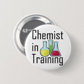 Chemicaliënstudent kind ronde button 5,7 cm (Voorkant /achterkant)