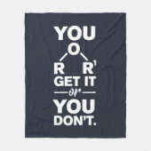 Chemicaliëntechnicus krijgt het of niet fleece deken (Voorkant)