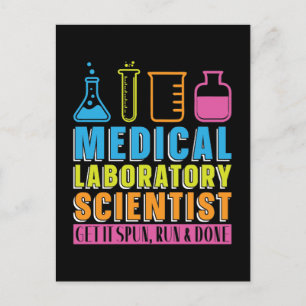 Chemicaliëntechnicus van het laboratorium voor tec feestdagenkaart