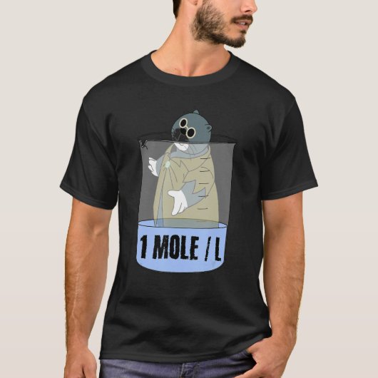 Chemicaliste Student Science Mole T-shirt (Voorkant)