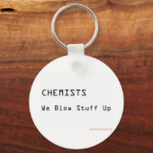 Chemici blazen het op. sleutelhanger (Voorkant)