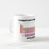 Chemici doen het regelmatig met tabellen koffiemok (Voorkant links)