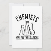 Chemici hebben alle oplossingen