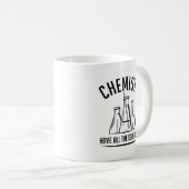 Chemici hebben alle oplossingen koffiemok (Voorkant rechts)