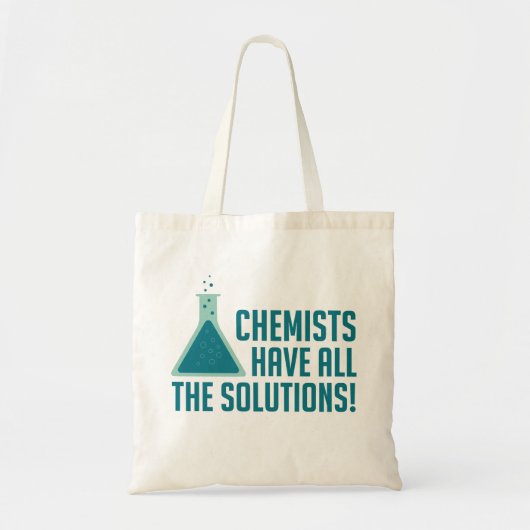 Chemici hebben alle oplossingen tote bag (Voorkant)