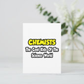 Chemici ...Kinderen van de Wetenschap Wereld Briefkaart (Staand voorkant)