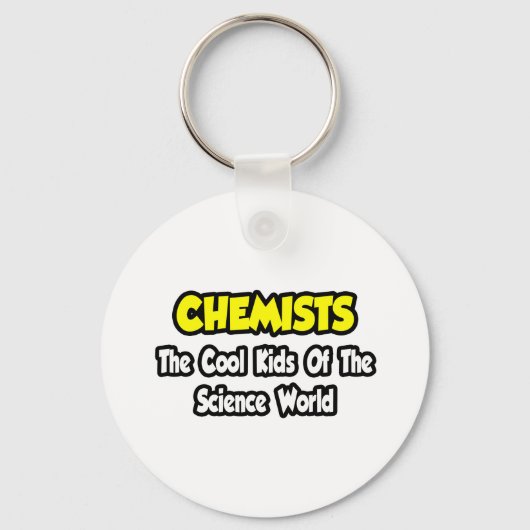 Chemici ...Kinderen van de Wetenschap Wereld Sleutelhanger (Voorkant)