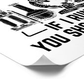 chemicus | Studenten wetenschappen en chemie Gifte Poster (Hoek)