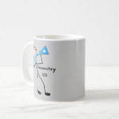 Chemie 101 Stickman Design Funny Gifts Koffiemok (Voorkant links)