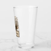 Chemie aap ontdekte plezier glas (Links)