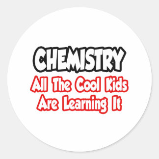 Chemie... alle Kinderen van de kool Ronde Sticker