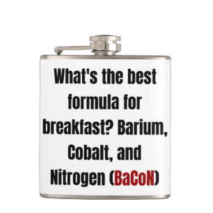 Chemie Bacon Pun Dad Joke Science Funny Heupfles