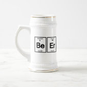 Chemie Beer Stein - Be-Er (Berylium-Erbium) Bierpul (Links)