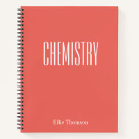 Chemie Blank en Gelinieerd Papier Koraal