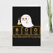 Chemie Boo Het Element Van Verrassing Schattige Ch Kaart (Voorkant)