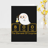 Chemie Boo Het Element Van Verrassing Schattige Ch Kaart (Gele Bloem)