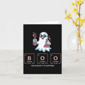 Chemie Boo Het Element Van Verrassing Schattige Ch Kaart (Gele Bloem)