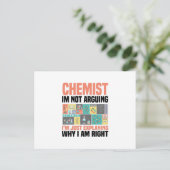 Chemie Briefkaart (Staand voorkant)