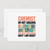 Chemie Briefkaart (Voorkant / Achterkant)