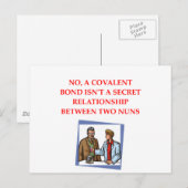 chemie briefkaart (Voorkant / Achterkant)