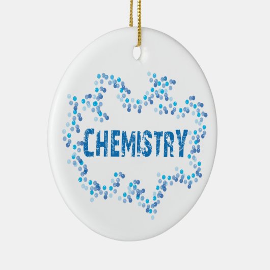 Chemie Bubbels Keramisch Ornament (Rechts)
