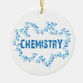 Chemie Bubbels Keramisch Ornament (Voorkant)
