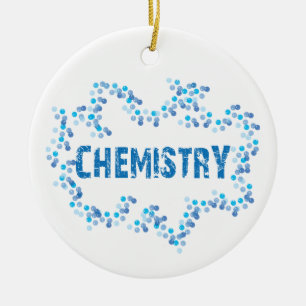 Chemie Bubbels Keramisch Ornament