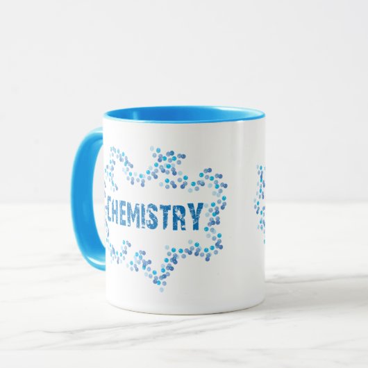 Chemie Bubbels Mok (Voorkant links)