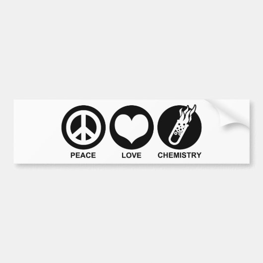 Chemie Bumpersticker (Voorkant)