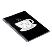 Chemie Caffeine Molecule Notitieboek (Rechterzijde)