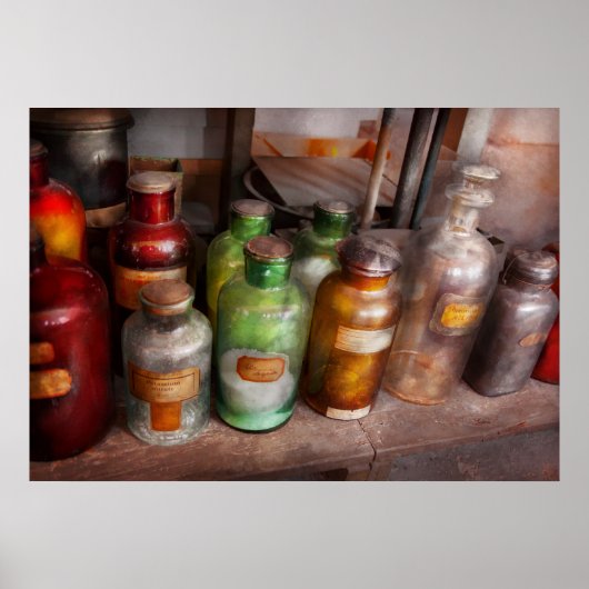 Chemie - Chemicaliën Rainbow Poster (Voorkant)