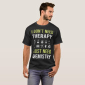 Chemie Chemist Chemisch Laboratoriumexperiment T-shirt (Voorkant volledig)