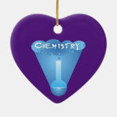 Chemie Cloud Beaker Keramisch Ornament (Achterkant)