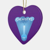 Chemie Cloud Beaker Keramisch Ornament (Links)