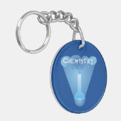 Chemie Cloud Beaker Sleutelhanger (Voorkant Links)