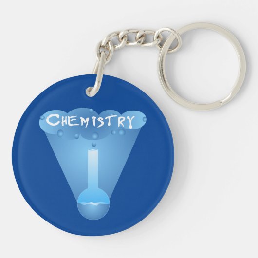 Chemie Cloud Beaker Sleutelhanger (Achterkant)