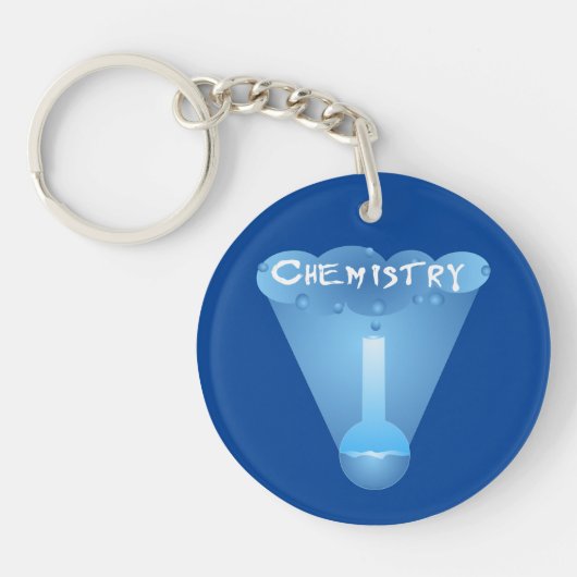 Chemie Cloud Beaker Sleutelhanger (Voorkant)