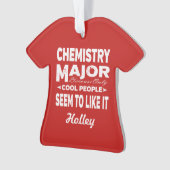 Chemie College alleen maar kool Ornament (voorkant)