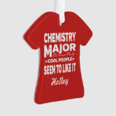 Chemie College alleen maar kool Ornament (voorkant)