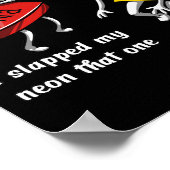 Chemie die een Sodium Funny Science Joke was Poster (Hoek)