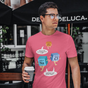 Chemie Docent Collega Chemische Elementen Grap T-shirt