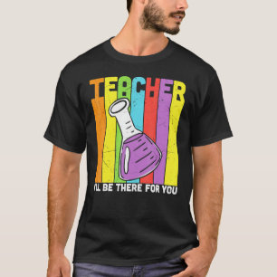 Chemie Docent School Cijfer Retro Grafisch Plus T-shirt