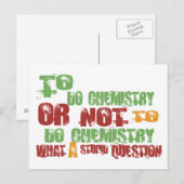 Chemie doen briefkaart (Voorkant / Achterkant)