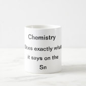 Chemie doet precies wat het zegt koffiemok (Center)
